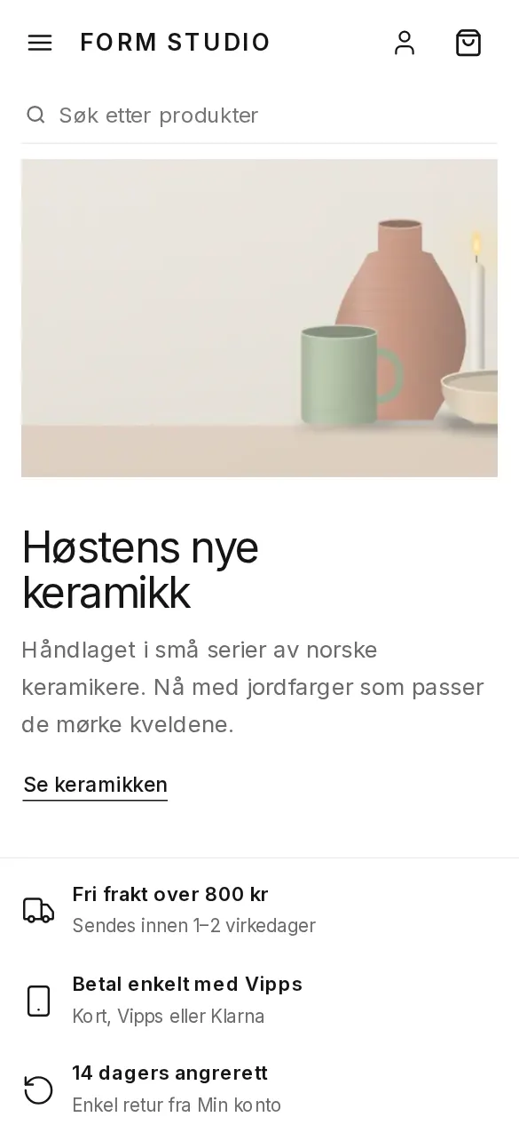 Malen Minimal på mobil