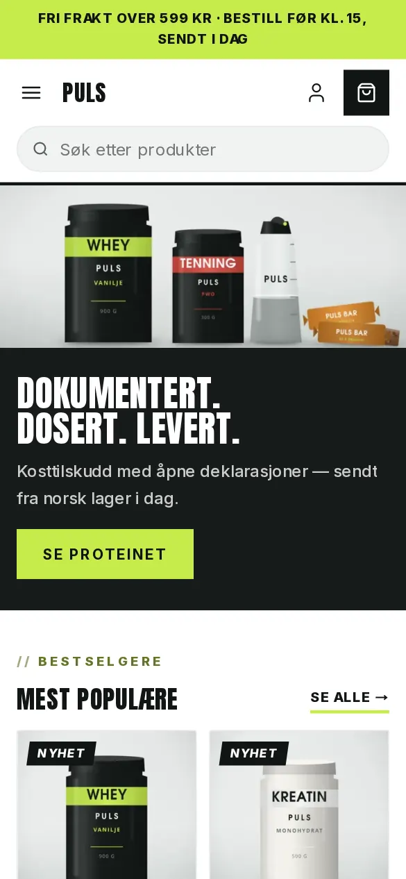 Malen Puls på mobil